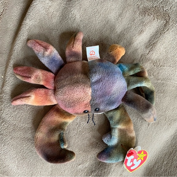 Claude the crab beanie baby - Picture 7 of 13